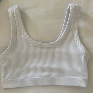 Alo white wellness bra